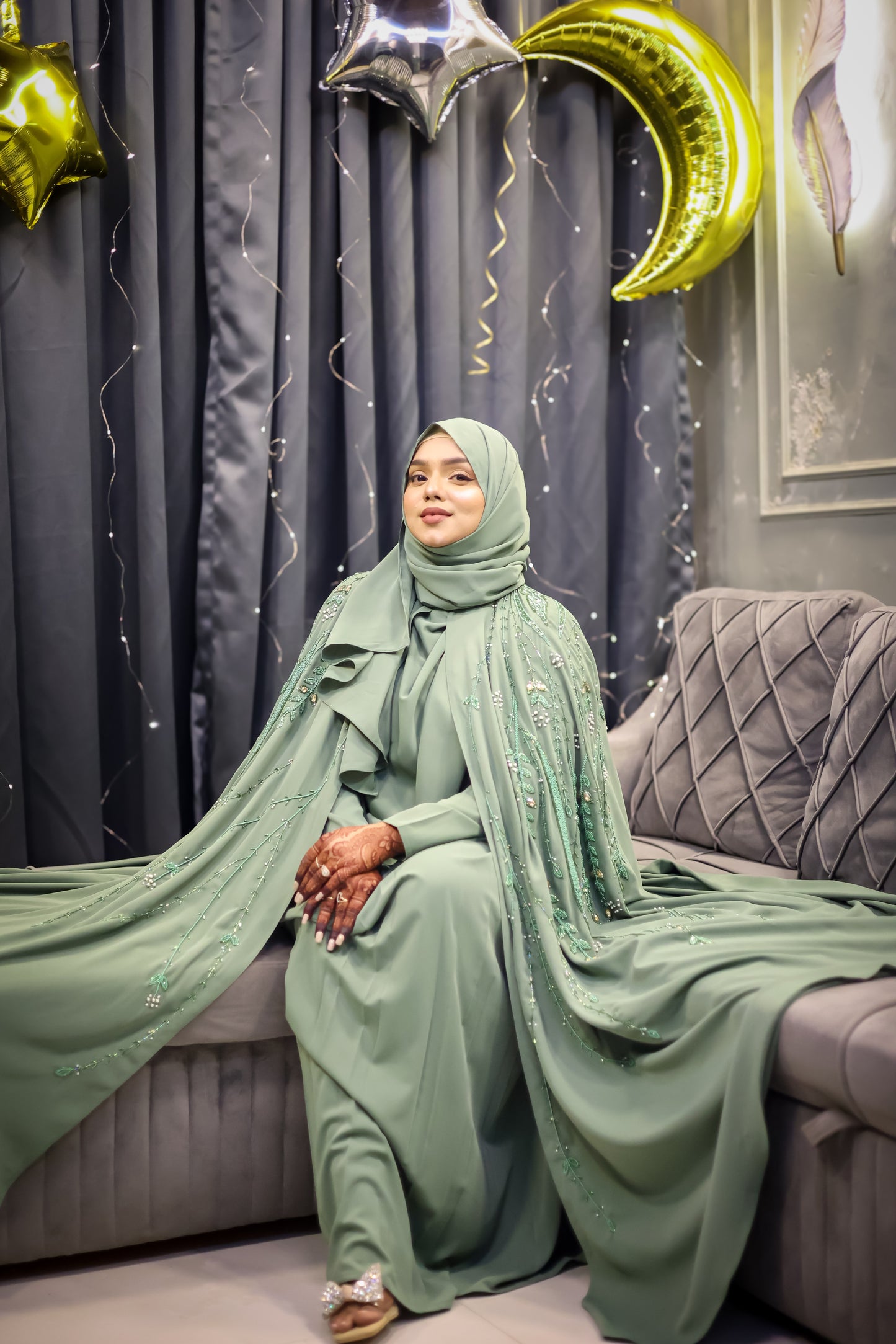Sultana Sage Abaya
(Orders to be placed only on Instagram)