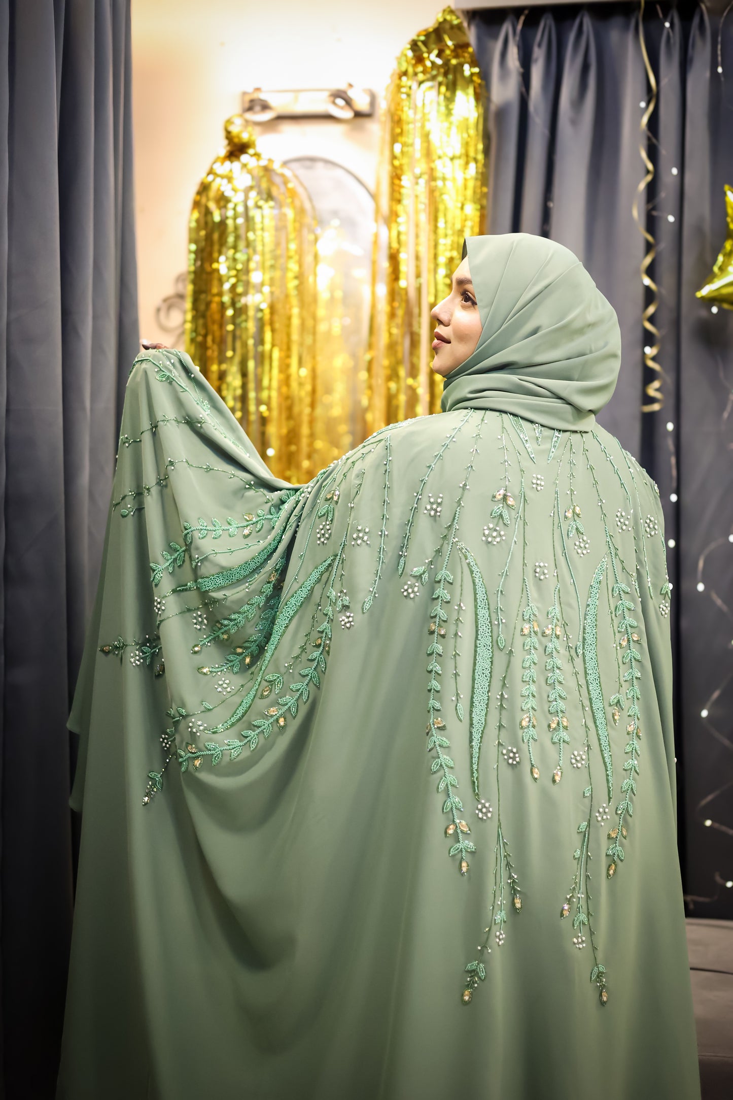 Sultana Sage Abaya
(Orders to be placed only on Instagram)