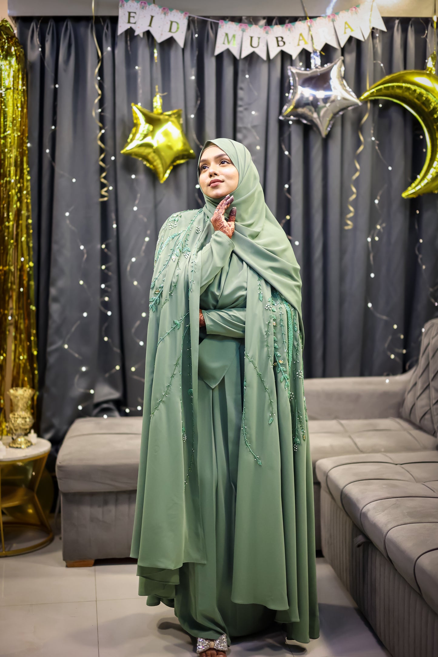 Sultana Sage Abaya
(Orders to be placed only on Instagram)