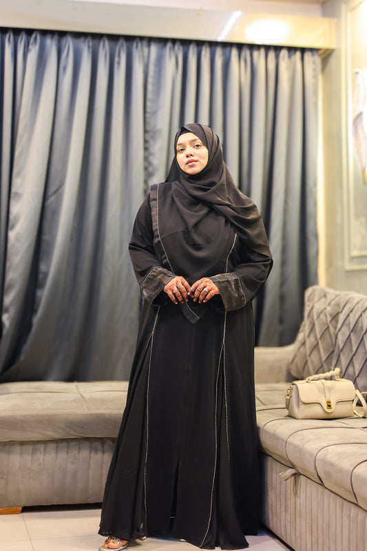 Malika Frill Abaya