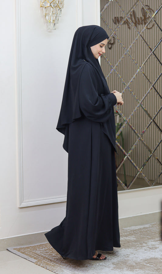 Hooked On Elegance Black Abaya